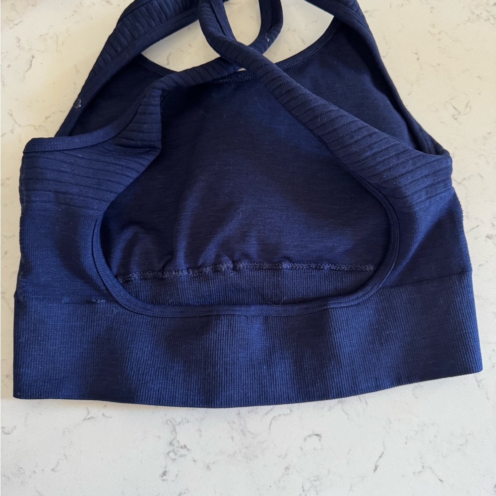 Alphalete Navy  Women's Sports Bra small